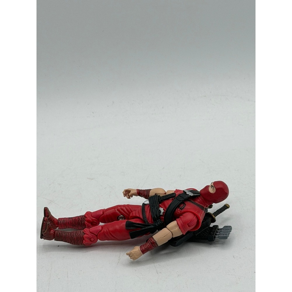 2007 G.I. Joe 25th Anniversary Red Ninja v2 100% Complete Stand Hasbro 3.75" - Picture 11 of 16